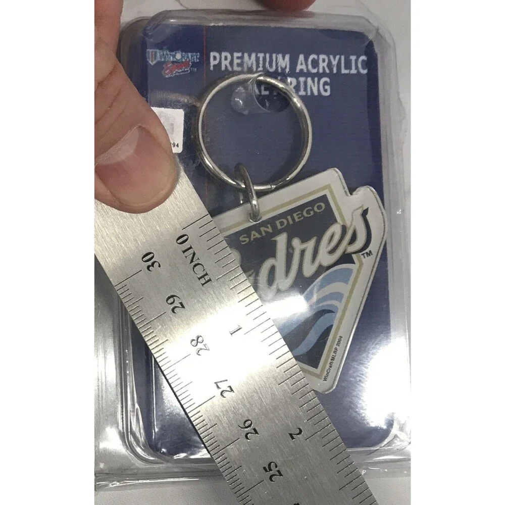 MLB San Diego Padres Premium Acrylic Key Ring (032085189141) WinCraft * NEW